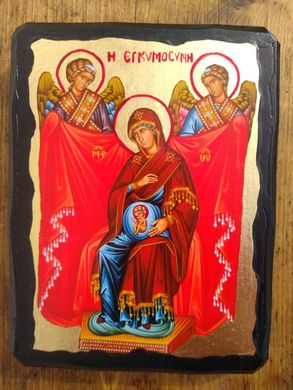 Ікона Богородиця вагітна Ісусом (на дереві розмір 17*23 см)