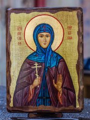 Икона Ангелина Сербская святая мученица (на дереве) 170*230 мм