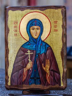 Ікона Ангеліна Сербська святая мучениця (на дереві) 170*230 мм