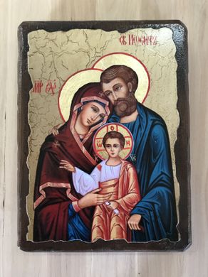 Ікона Діва Марія та Святий Йосип (на дереві)170*230 мм