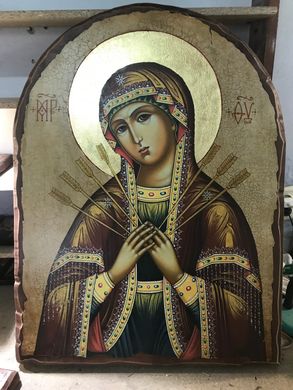 Икона Семистрельная Богородица (Храмовая) 60*120 см