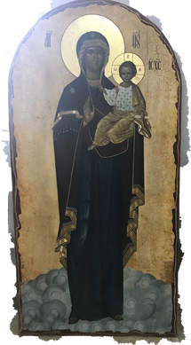 Икона Иверская Богородица (Храмовая) 60*120 см