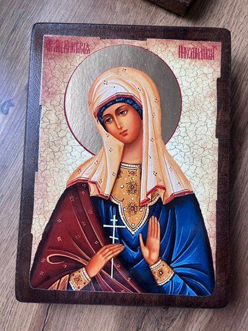Велика православна ікона святої Вікторії Нікомедійської 30&times;40 см на дереві