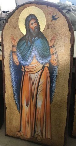 Храмова ікона Іоанн Пророк 60&times;120 см, друкована літографія, дерево