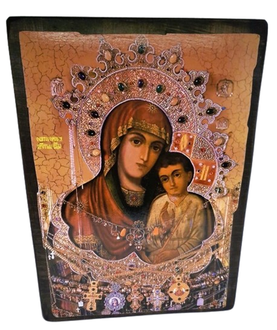 Ікона "Святогірська Богородиця", на дереві