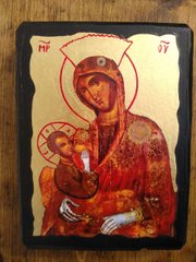 Икона Млекопитательница Богородица (в золоте) 170*230 мм