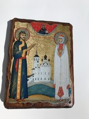 Ікона Іоанн та Марія Устюзькі (на дереві) 130*170 мм