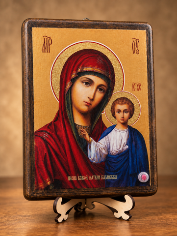 Ікона Казанської Божої Матері 21&times;29 см