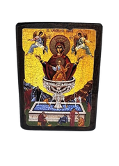 Икона Живоносный источник Богородица (на дереве) 170*230 мм