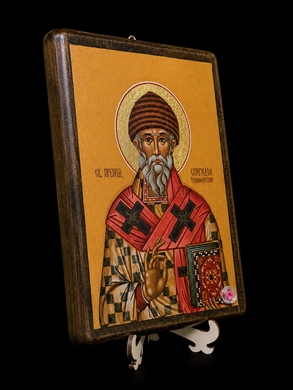 Ікона святого Спиридона Тримифунтського 21&times;29 см