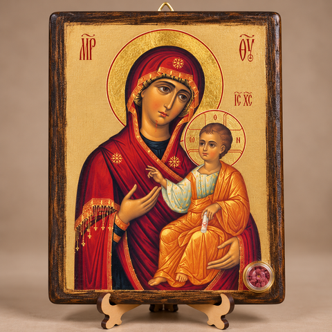 Ікона Іверська Божа Матір 21&times;29 см