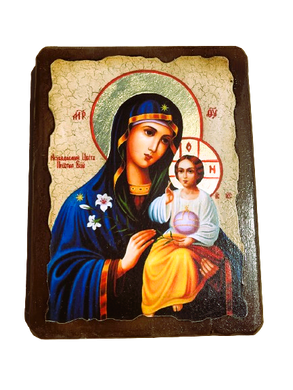 Икона Неувядаемый Цвет Пресвятая Богородица (на дереве) 170*230 мм