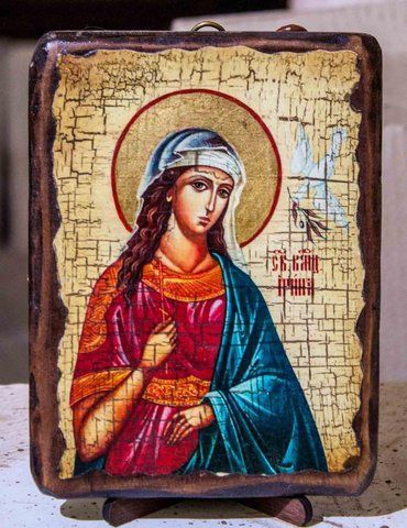 Ікона Святої Іуліанії на дереві MIRIANIN