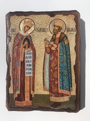Икона Анна Кашинская и Михаил Тверской святые (на дереве ) 130*170 мм