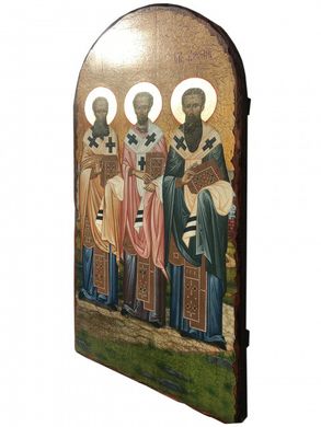 Икона Три Святителя (Храмовая) на дереве 60*120 см