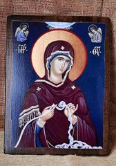 Икона Распутывающая узелки Пресвятая Богородица (на дереве) 170*230 мм