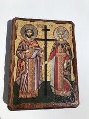 Икона Константин и Елена святые ( на дереве) 130*170 мм