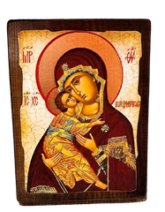 Икона Владимирская Пресвятая Богородица 170*230 мм