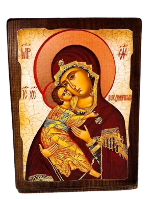 Икона Владимирская Пресвятая Богородица 170*230 мм