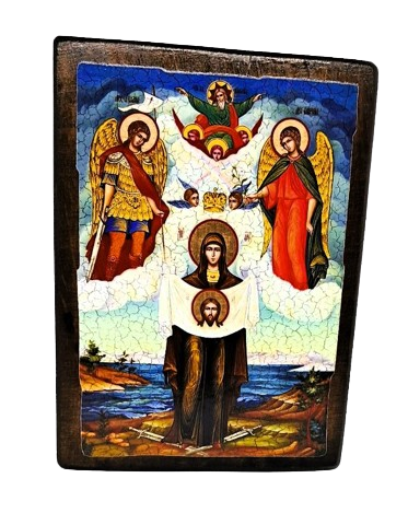 Ікона "Артурська Богородиця", на дереві