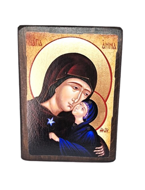 Ікона Анна Святая мати Пресвятої Богородиці (на дереві) 170*230 мм