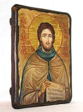 Ікона Адріан Святий (на дереві) 17*23 см