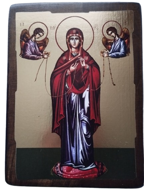 Икона Богородица Распутывающая узелки (в золоте) 170*230 мм