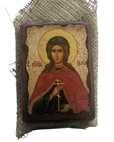 Ікона Святої Іуліанії на дереві MIRIANIN