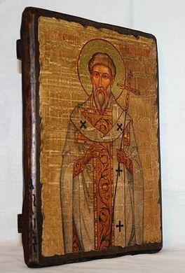 Ікона Григорій Святий (на дереві)17*23 см
