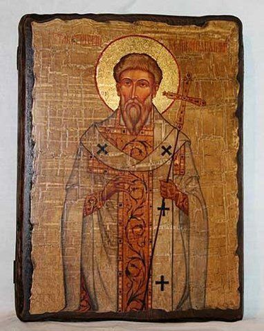 Ікона святого Григорія 17&times;23 см на дереві