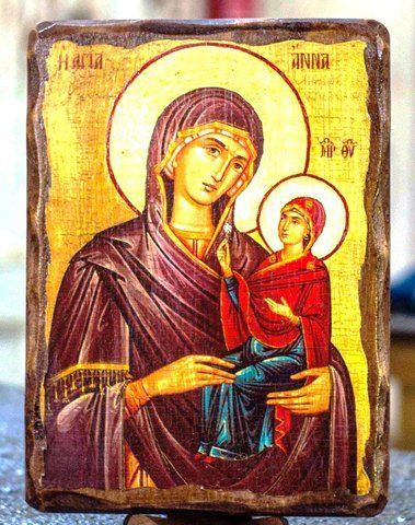 Ікона Анна свята мати Богородиці 300*400 мм (на дереві)